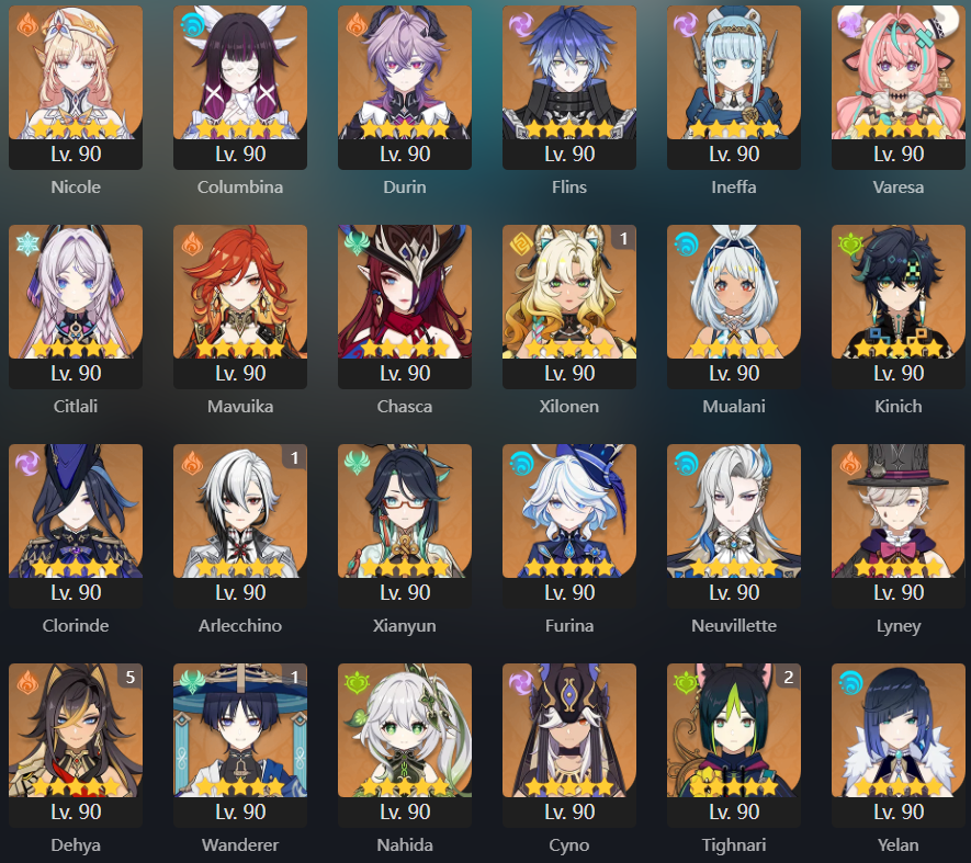 продажа аккаунта к игре Genshin Impact